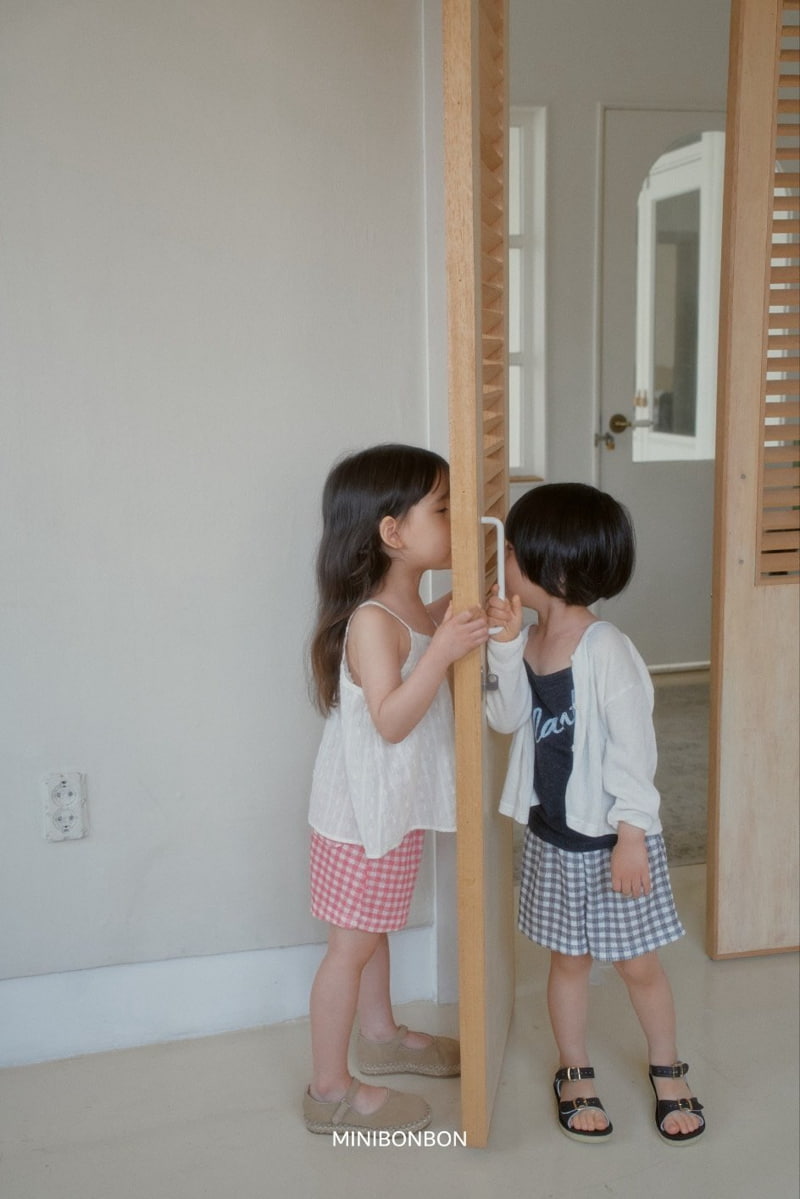 Mini Bongbong - Korean Children Fashion - #stylishchildhood - Check Check Shorts - 5