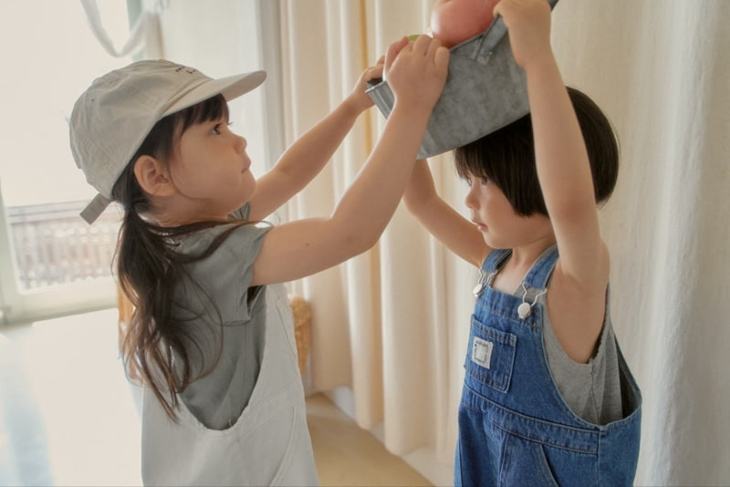 Mini Bongbong - Korean Children Fashion - #todddlerfashion - Cotton Overalls - 7