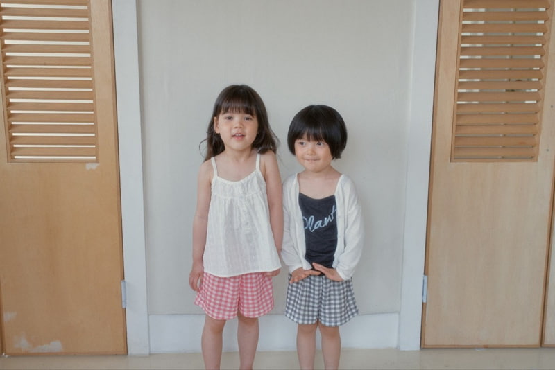 Mini Bongbong - Korean Children Fashion - #todddlerfashion - Check Check Shorts - 4