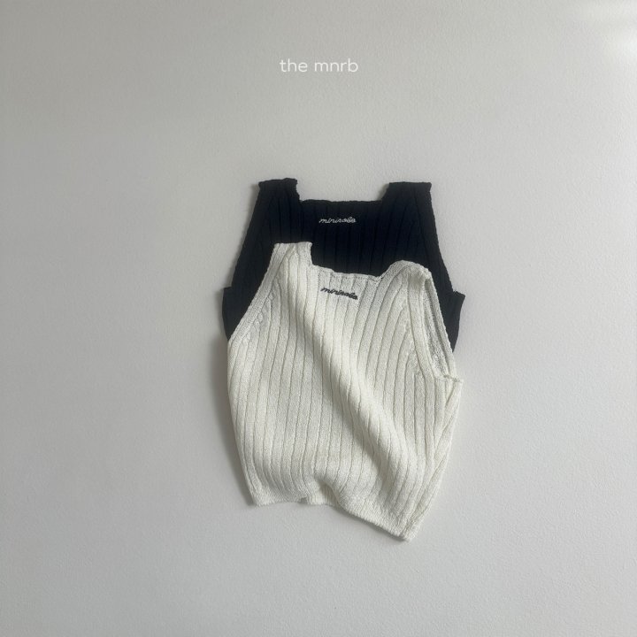 Mini Robe - Korean Baby Fashion - #babyboutique - Knitted Rib Sleeveless