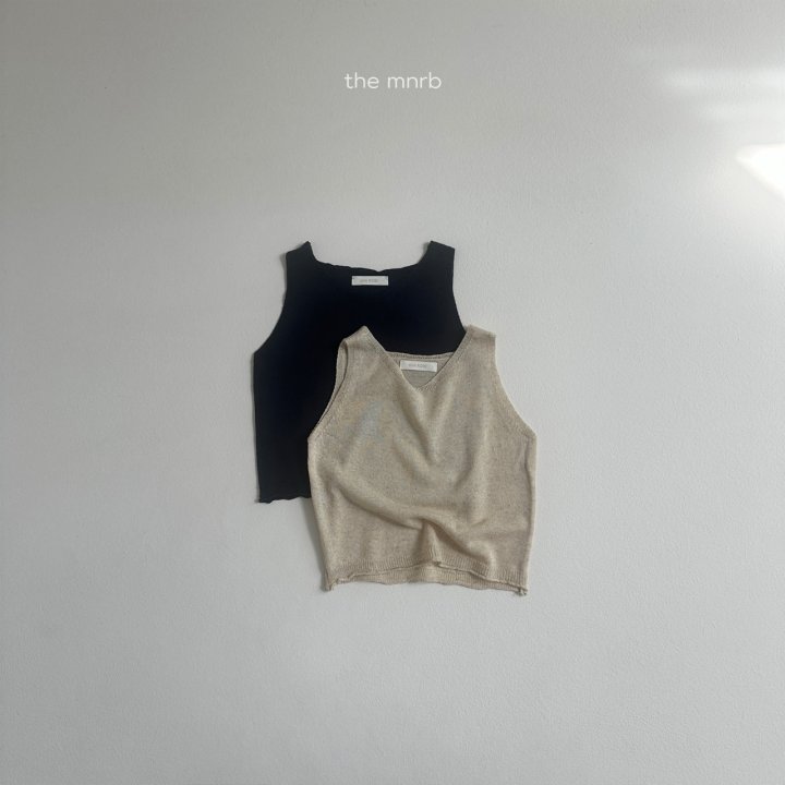 Mini Robe - Korean Baby Fashion - #onlinebabyshop - Linen Knit Sleeveless - 4