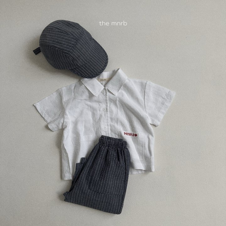 Mini Robe - Korean Baby Fashion - #babyboutique - Bebe Stripe Cap - 3