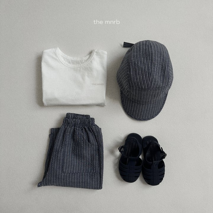 Mini Robe - Korean Baby Fashion - #babyboutique - Bebe Stripe Cap - 4