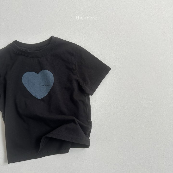 Mini Robe - Korean Baby Fashion - #babyboutique - Heart Printed Tee - 8