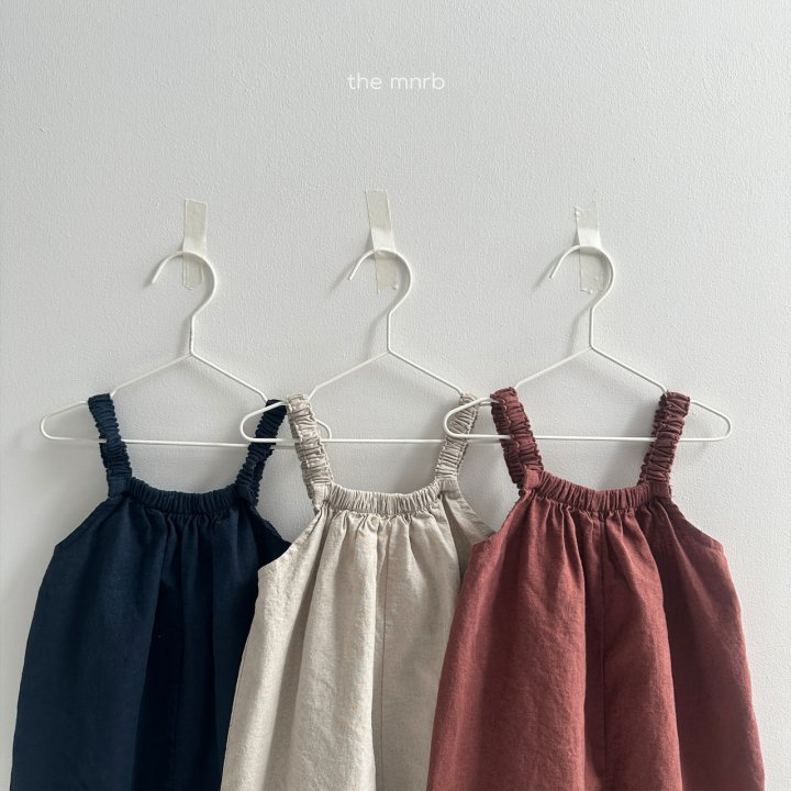 Mini Robe - Korean Baby Fashion - #babyboutique - Linen Jumpsuit - 3
