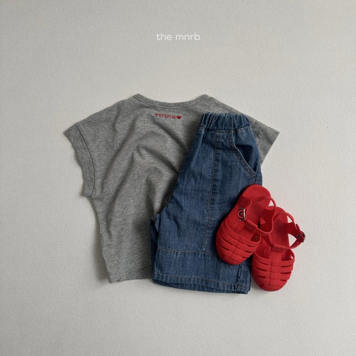 Mini Robe - Korean Baby Fashion - #babyboutiqueclothing - Half Denim Pants - 7
