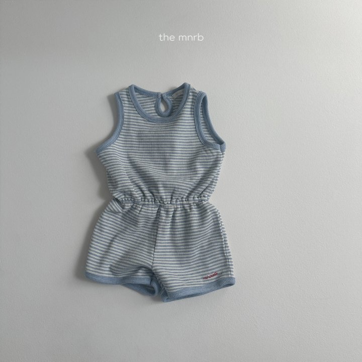 Mini Robe - Korean Baby Fashion - #babyboutiqueclothing - Waffle Sleeveless Overalls - 7