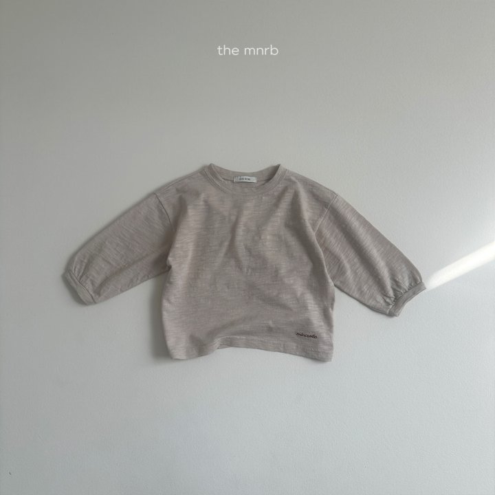Mini Robe - Korean Baby Fashion - #babyboutiqueclothing - Slub Logo Tee - 6