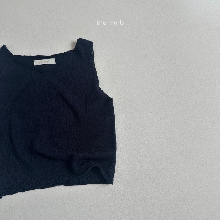 Mini Robe - Korean Baby Fashion - #babyclothing - Linen Knit Sleeveless - 7