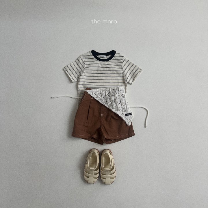 Mini Robe - Korean Baby Fashion - #babyfever - Standard Stripe Tee - 6