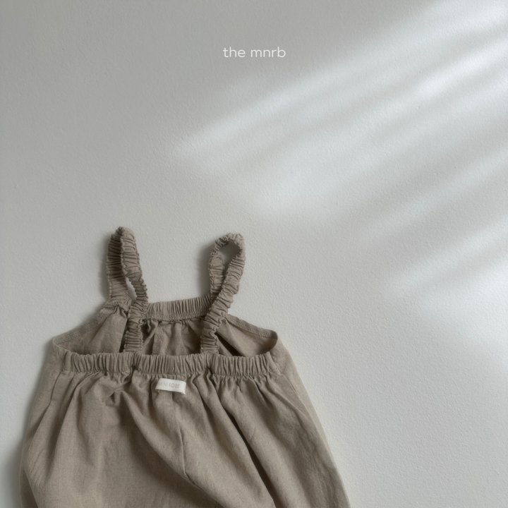Mini Robe - Korean Baby Fashion - #babyfever - Linen Jumpsuit - 8