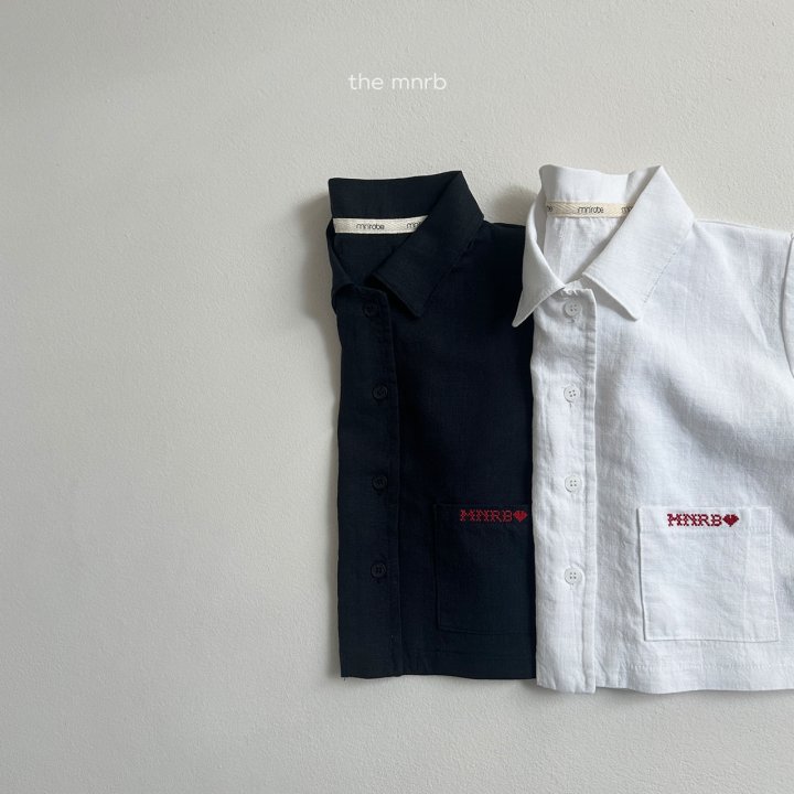 Mini Robe - Korean Baby Fashion - #babyfever - Phase Embroidery Shirt - 4