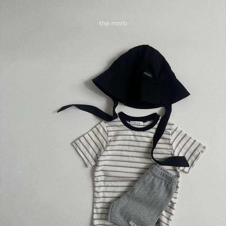 Mini Robe - Korean Baby Fashion - #babygirlfashion - Standard Stripe Tee - 7