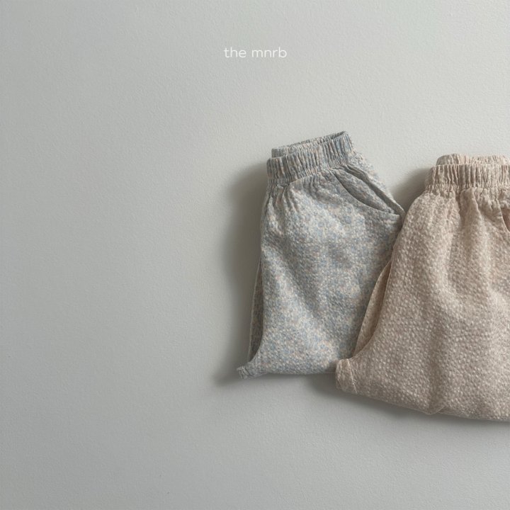 Mini Robe - Korean Baby Fashion - #babygirlfashion - Watercolor Jogger Pants - 5