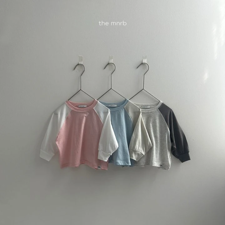 Mini Robe - Korean Baby Fashion - #babyfever - Raglan Tee - 4