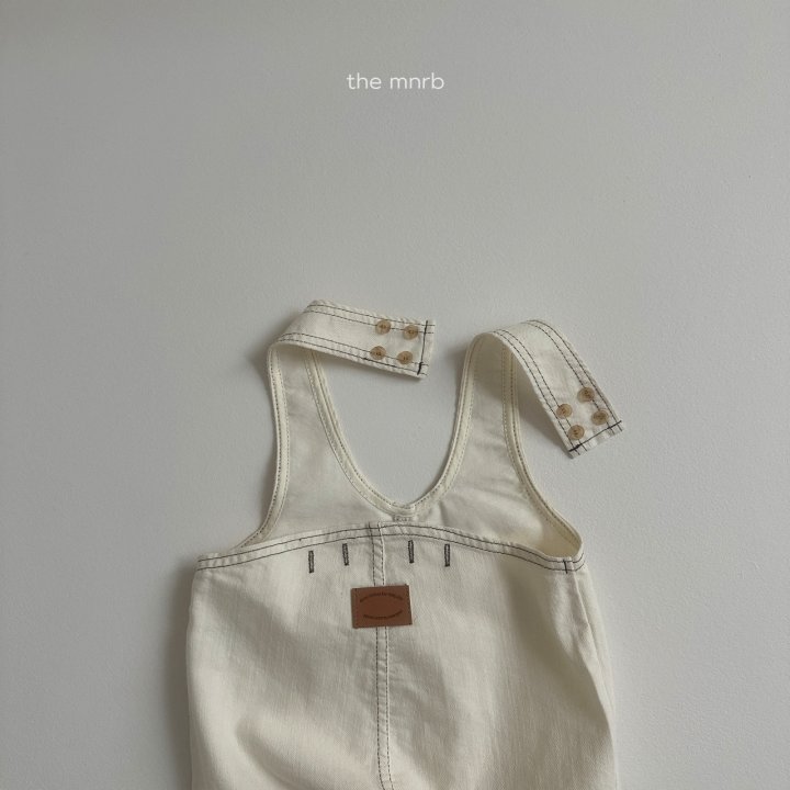 Mini Robe - Korean Baby Fashion - #babylifestyle - Kangaroo Denim Overalls - 9