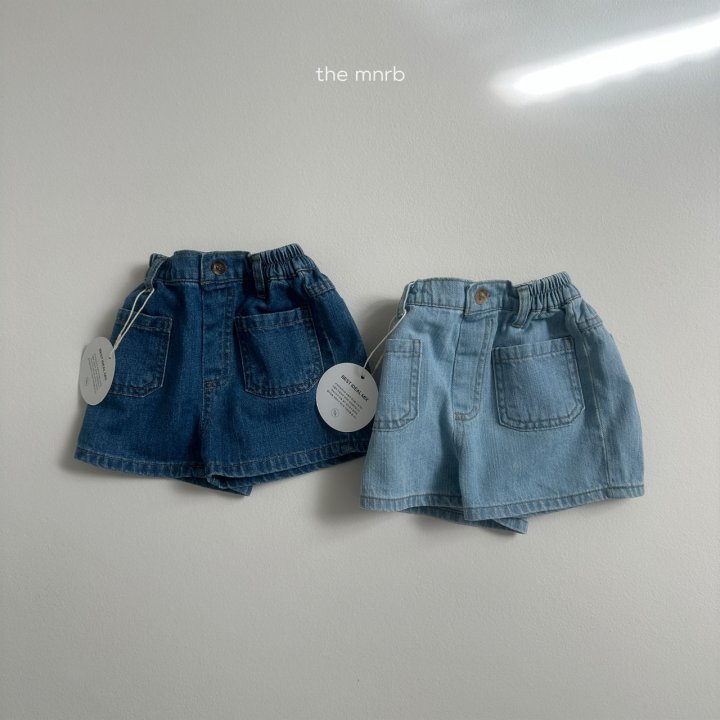 Mini Robe - Korean Baby Fashion - #babygirlfashion - Pocket Denim Pants - 4