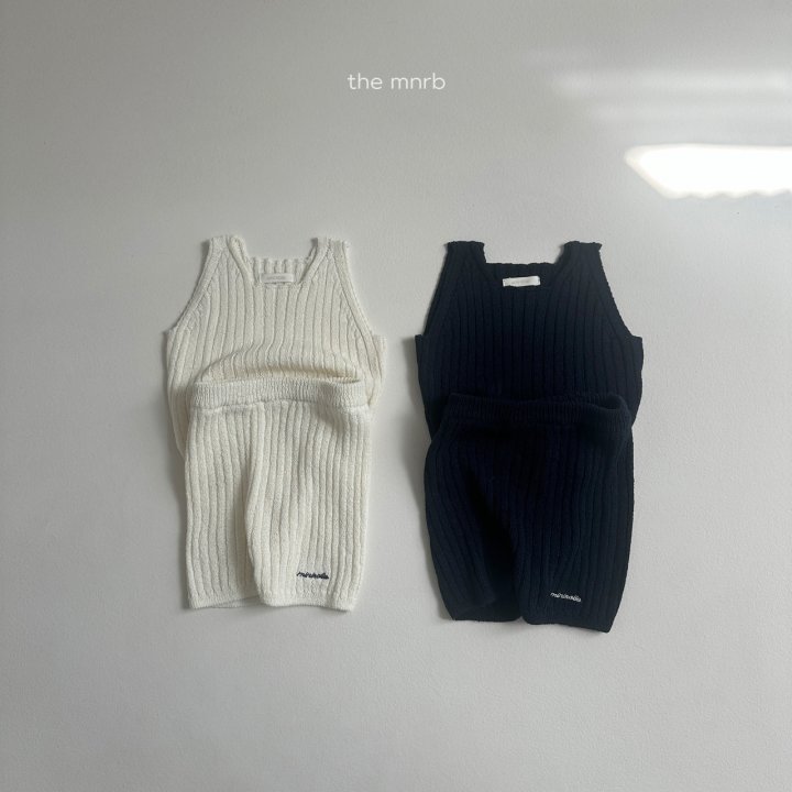 Mini Robe - Korean Baby Fashion - #babyoninstagram - Knitted Rib Sleeveless - 8