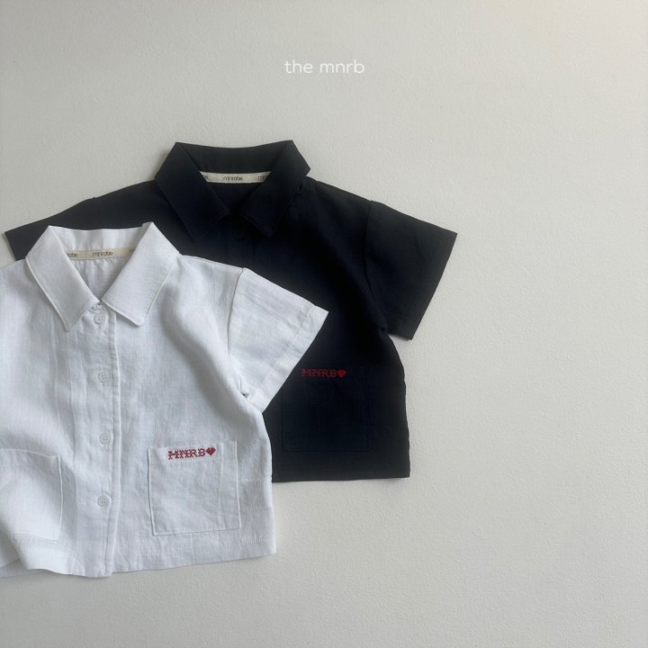Mini Robe - Korean Baby Fashion - #babyoninstagram - Phase Embroidery Shirt - 6