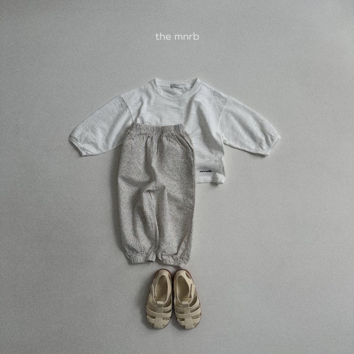 Mini Robe - Korean Baby Fashion - #babyoninstagram - Watercolor Jogger Pants - 7