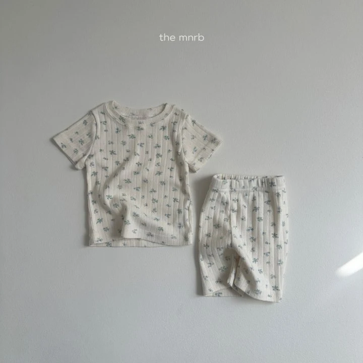 Mini Robe - Korean Baby Fashion - #babyoninstagram - Eyelet Flower Set - 8