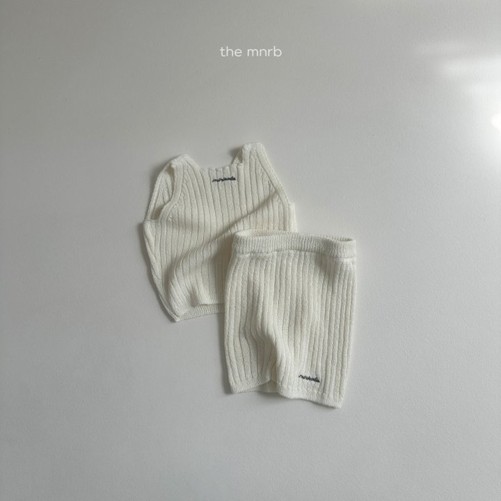 Mini Robe - Korean Baby Fashion - #babyootd - Knitted Rib Sleeveless - 9
