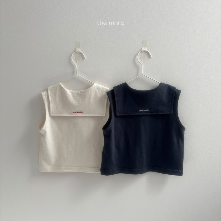 Mini Robe - Korean Baby Fashion - #babyoutfit - Sailor Vest - 3