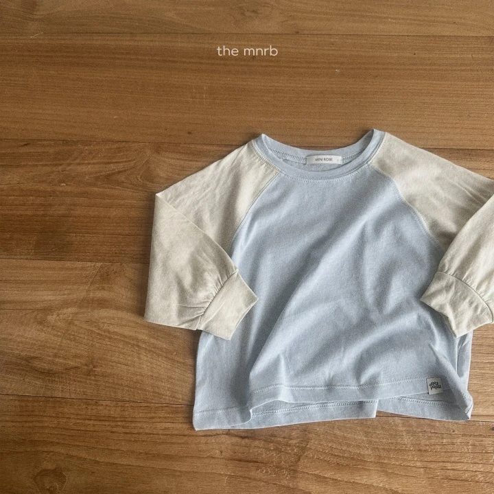 Mini Robe - Korean Baby Fashion - #babyoutfit - Raglan Tee - 9