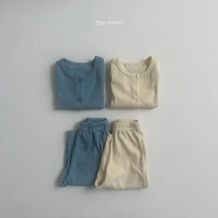Mini Robe - Korean Baby Fashion - #babyoutfit - Pleated Set - 3