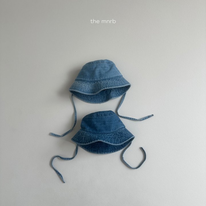 Mini Robe - Korean Baby Fashion - #babyoutfit - Denim Bucket Hat