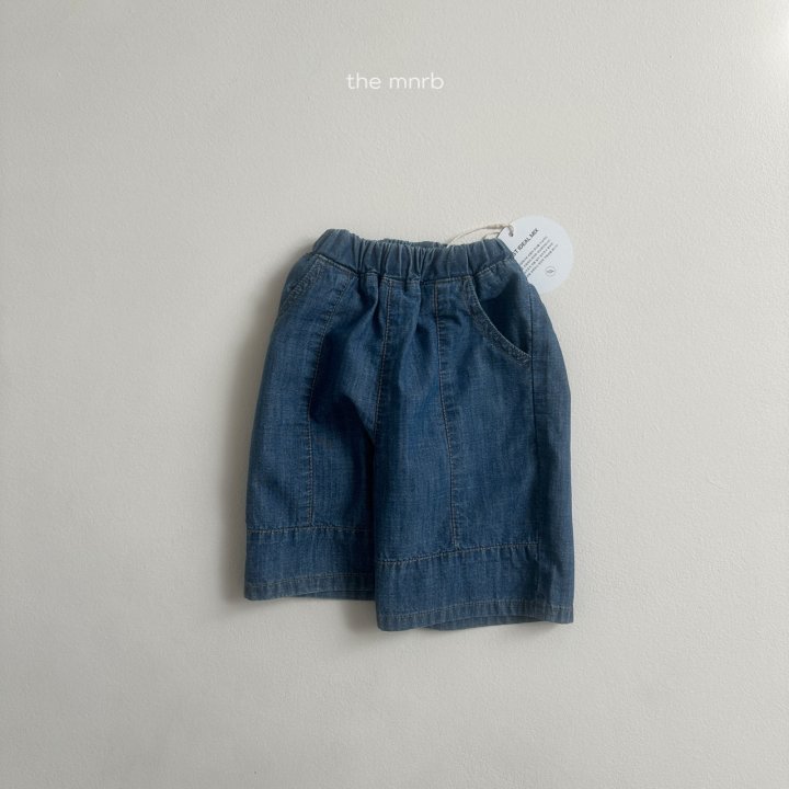 Mini Robe - Korean Baby Fashion - #babyoutfit - Half Denim Pants