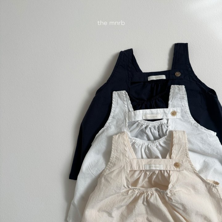 Mini Robe - Korean Baby Fashion - #babyootd - Button Sleeveless Blouse - 4