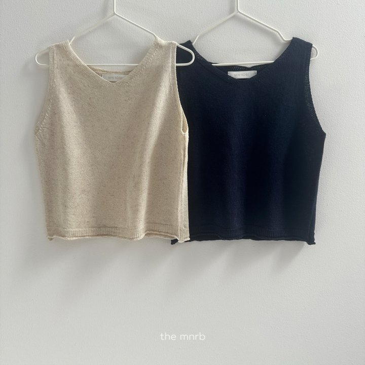 Mini Robe - Korean Baby Fashion - #babywear - Linen Knit Sleeveless