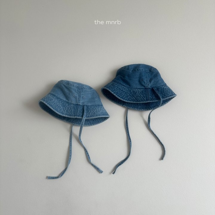 Mini Robe - Korean Baby Fashion - #babywear - Denim Bucket Hat - 3