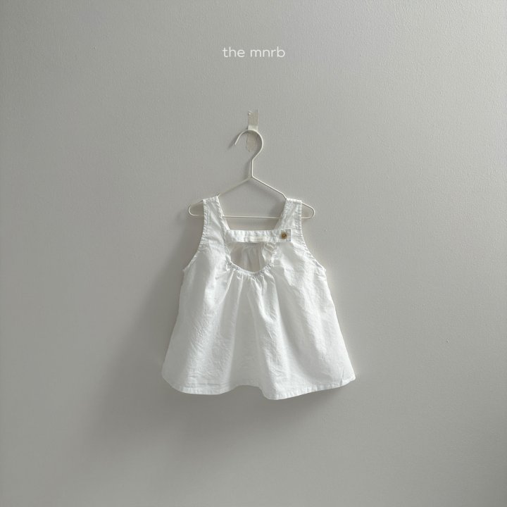 Mini Robe - Korean Baby Fashion - #onlinebabyboutique - Button Sleeveless Blouse - 7