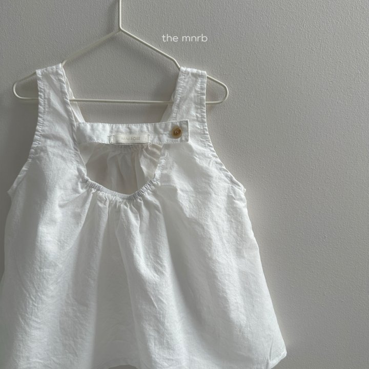 Mini Robe - Korean Baby Fashion - #onlinebabyshop - Button Sleeveless Blouse - 8