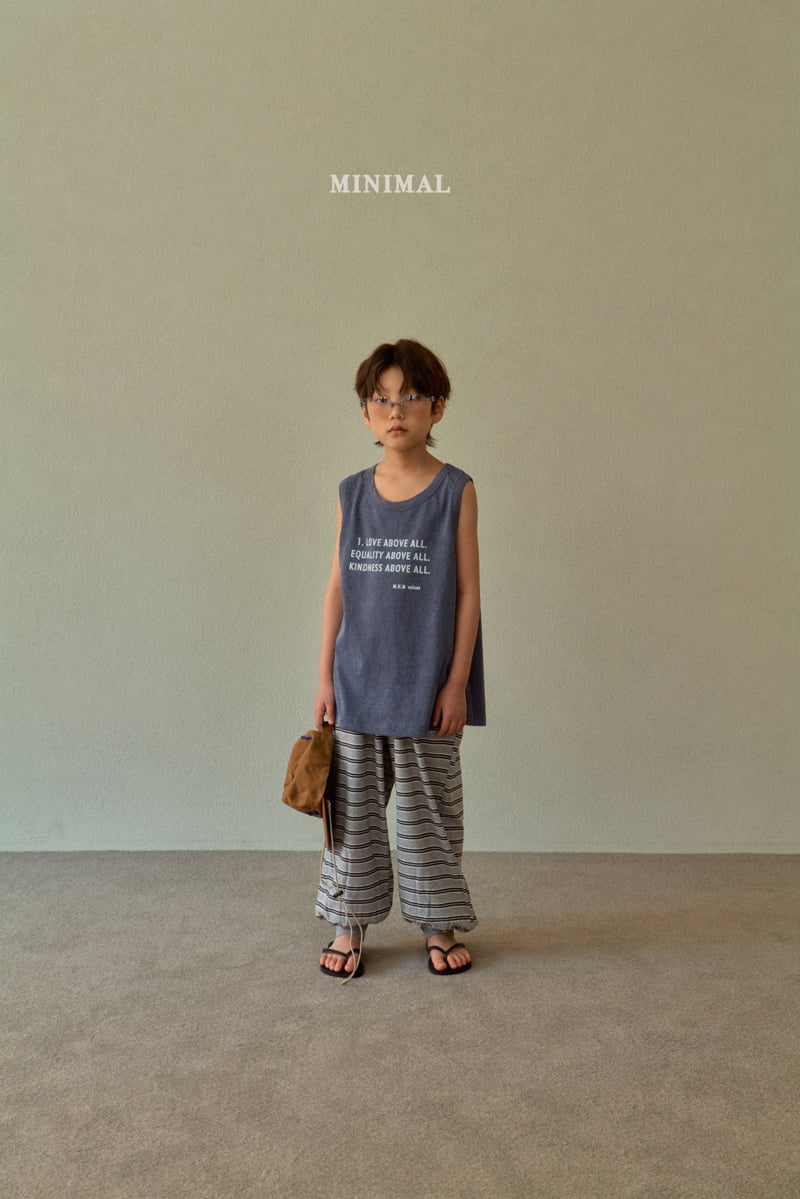 Minimal - Korean Children Fashion - #Kfashion4kids - Pigment Love Sleeveless - 11
