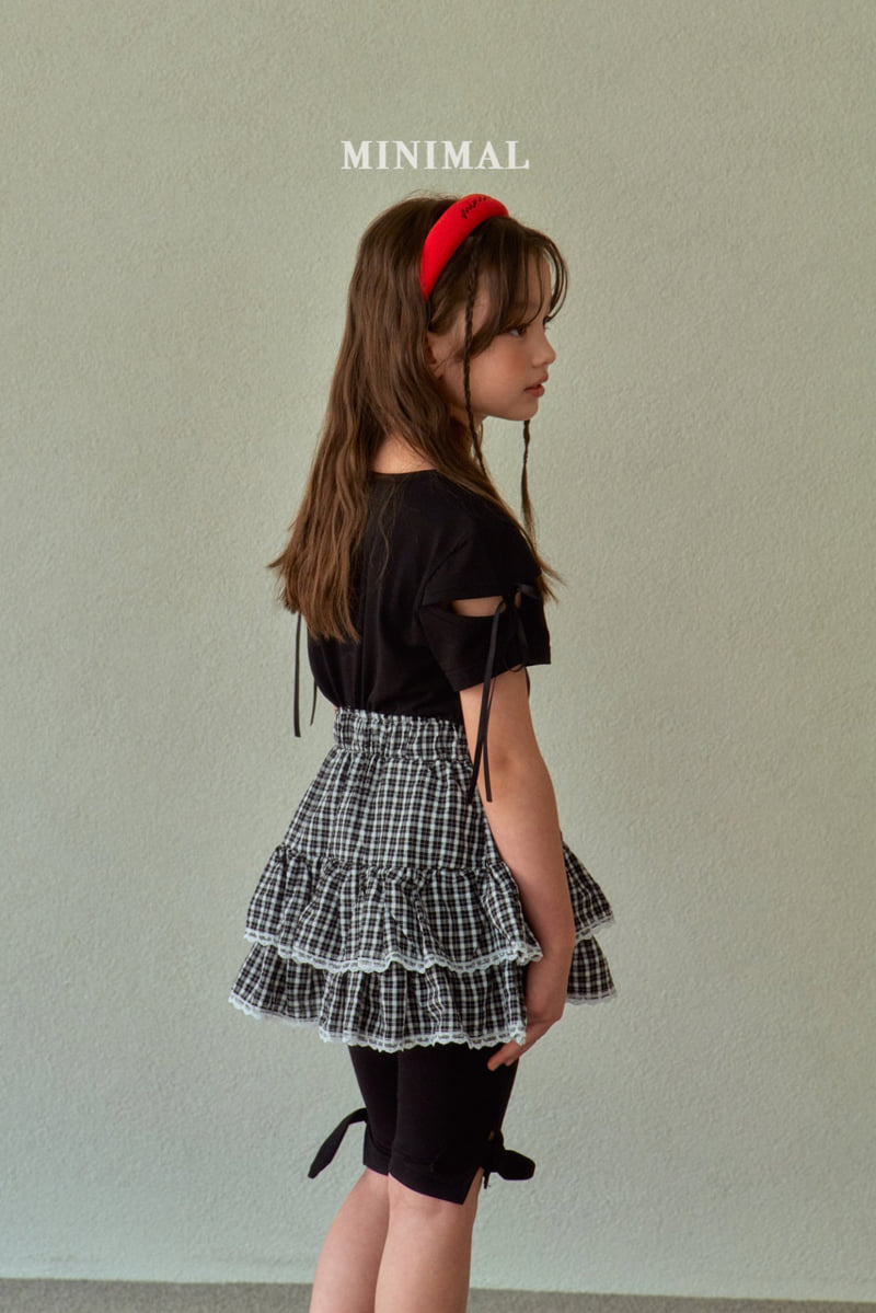 Minimal - Korean Children Fashion - #childofig - Ribbon Short Sleeve Tee - 7