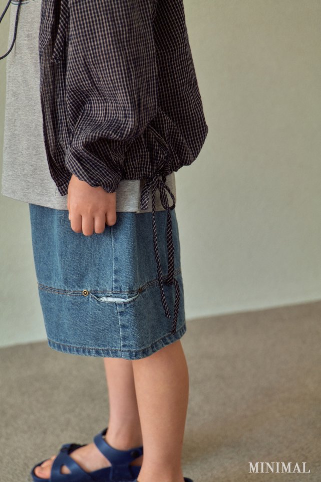 Minimal - Korean Children Fashion - #childofig - Hidden Denim Pants - 7