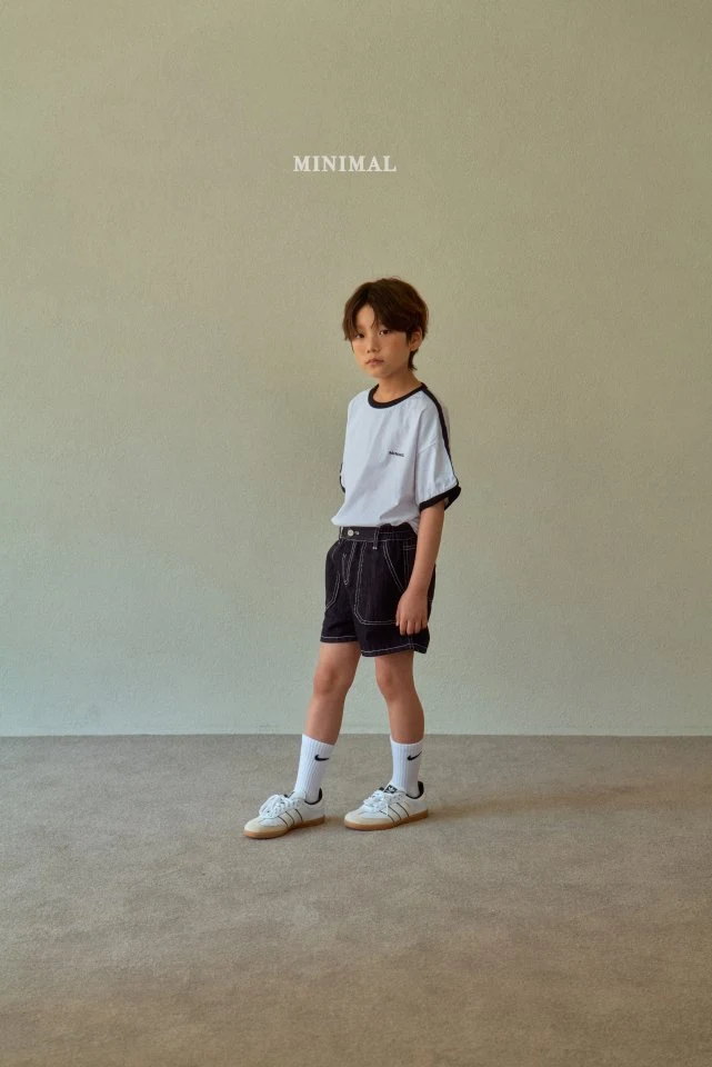 Minimal - Korean Children Fashion - #childofig - Zero Pocket Denim Shorts - 3