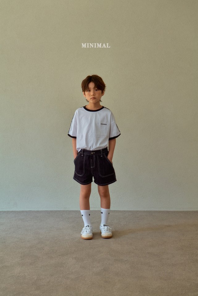 Minimal - Korean Children Fashion - #childofig - Zero Pocket Denim Shorts - 4