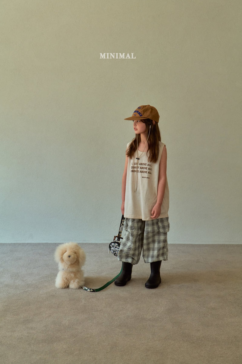 Minimal - Korean Children Fashion - #childofig - Pigment Love Sleeveless - 3