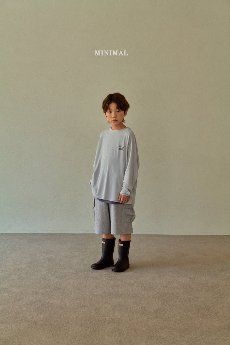Minimal - Korean Children Fashion - #childofig - Logo Long Sleeve Tee - 12