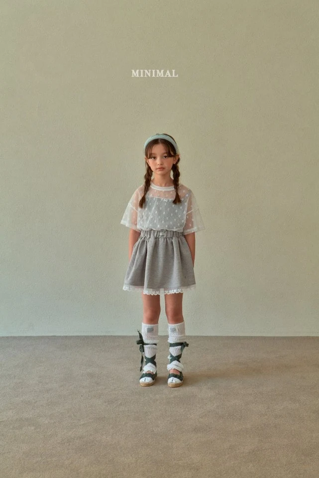 Minimal - Korean Children Fashion - #childrensboutique - Eyelet Ribbon Sleeveless - 11