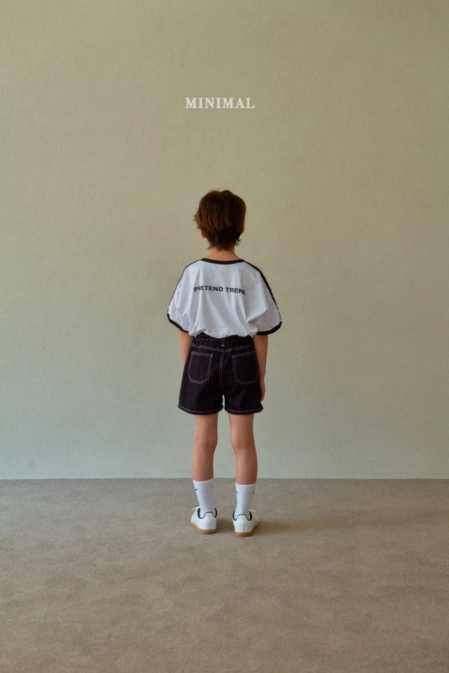 Minimal - Korean Children Fashion - #childrensboutique - Zero Pocket Denim Shorts - 5