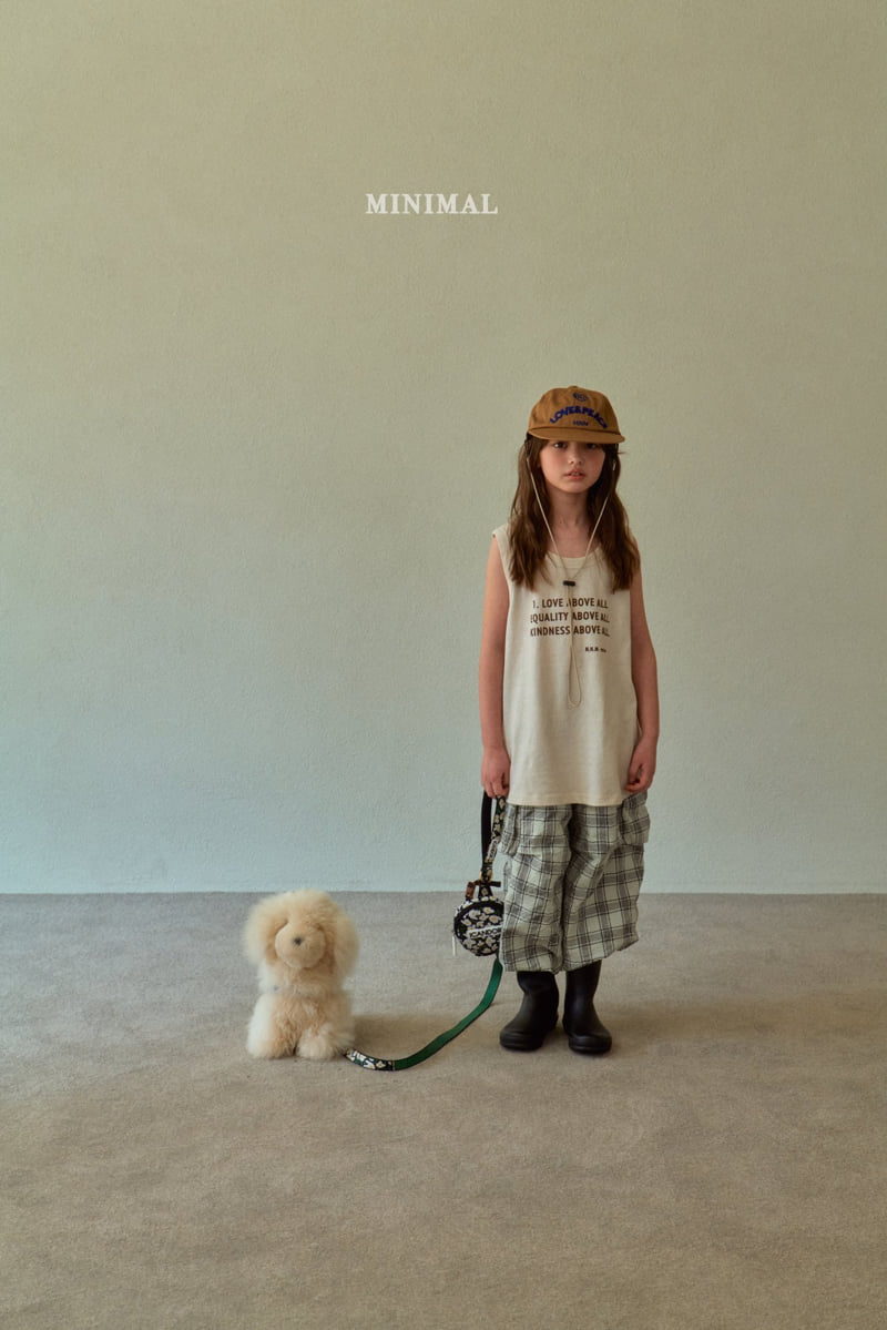 Minimal - Korean Children Fashion - #childofig - Pigment Love Sleeveless - 4