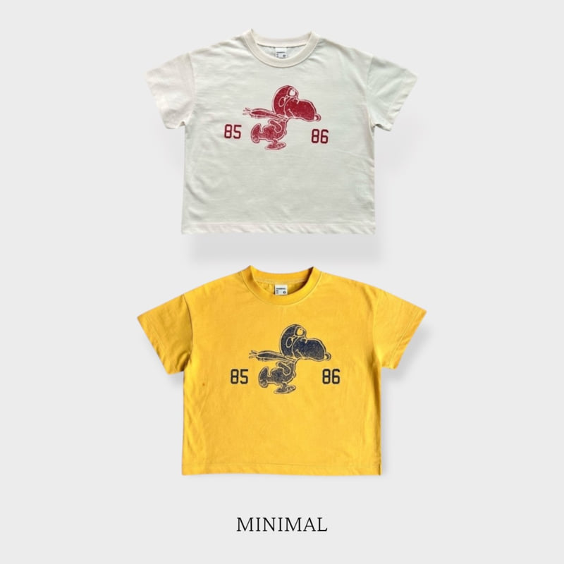 Minimal - Korean Children Fashion - #designkidswear - Snoopy Shirt