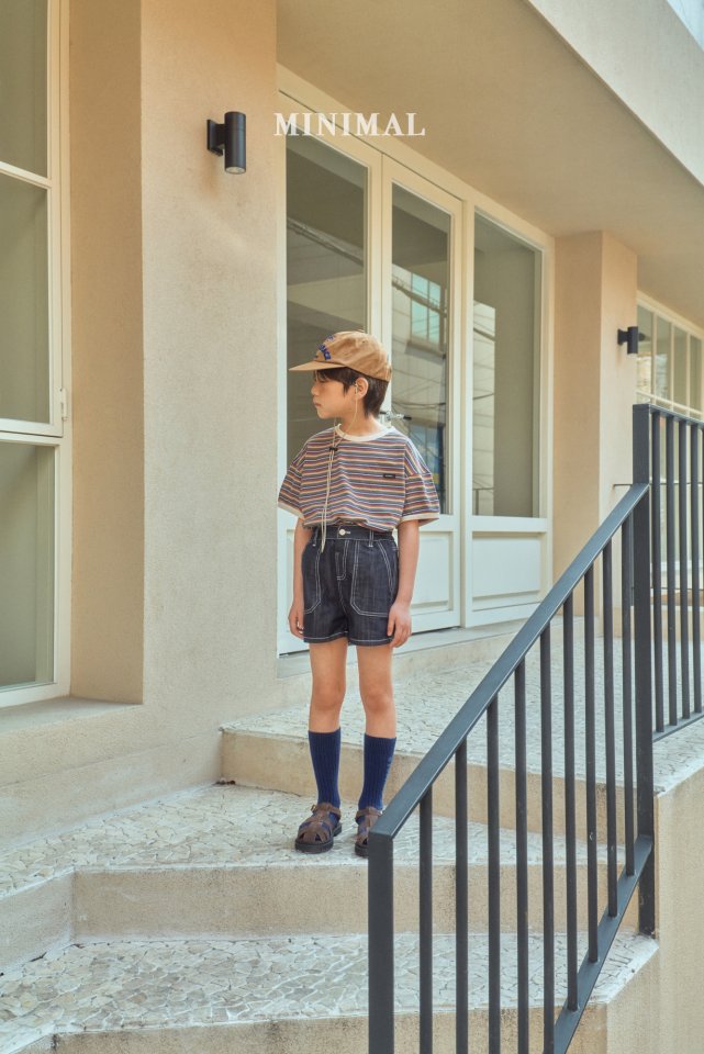 Minimal - Korean Children Fashion - #designkidswear - Zero Pocket Denim Shorts - 6