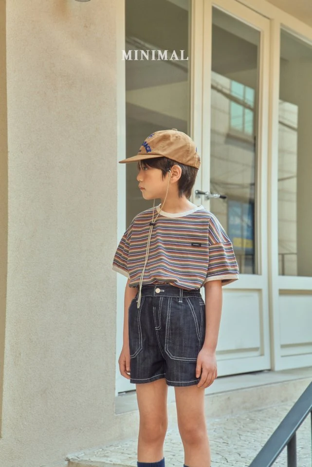 Minimal - Korean Children Fashion - #discoveringself - Zero Pocket Denim Shorts - 7