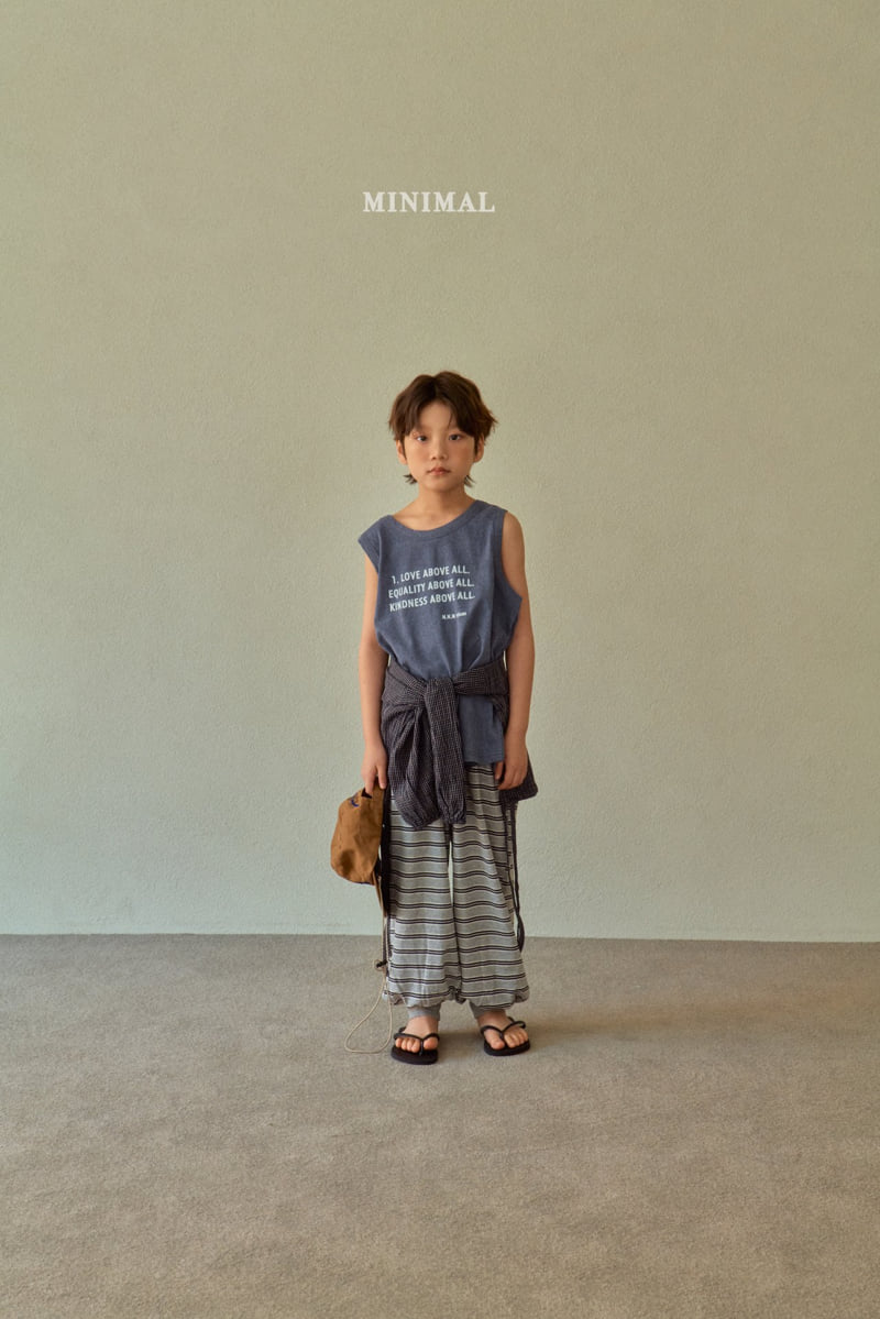 Minimal - Korean Children Fashion - #discoveringself - Pigment Love Sleeveless - 6